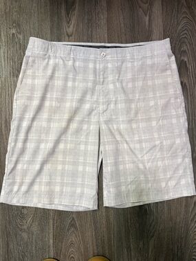 Men Ben Hogan Plaid Shorts 38